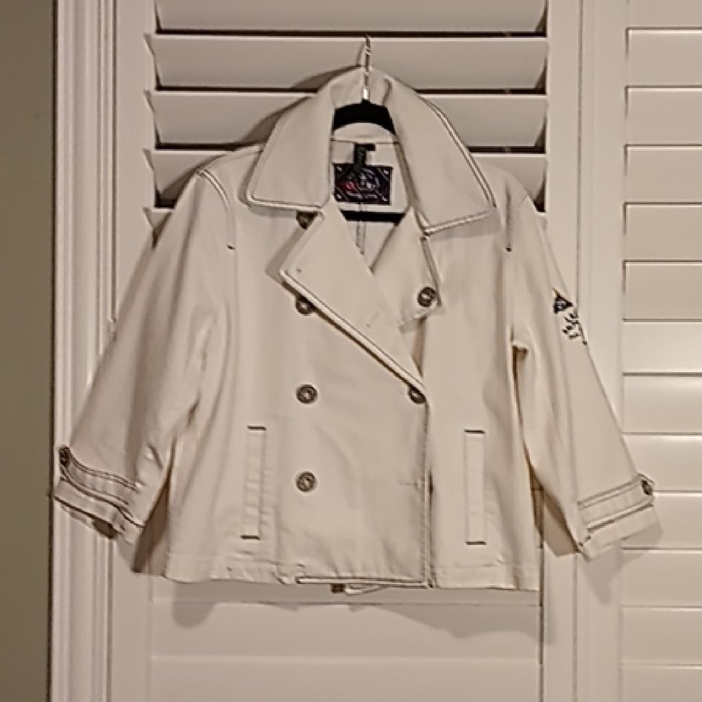 Lauren Jeans White Coat